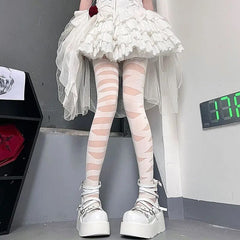 Gothic Anime Lolita Soft Velvet Tights