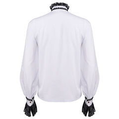 Steampunk white shirt