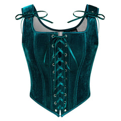 Blue Steampunk corset