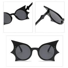 Gothic Bat Shaped UV Sunglasses in Various Colors