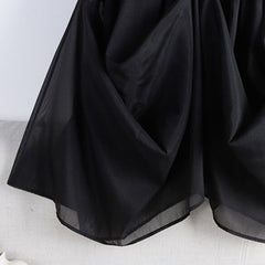 Steampunk skirt with black mesh