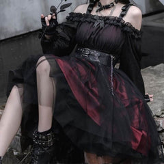 Lolita Steampunk military dress