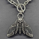 Skull Moth Necklace