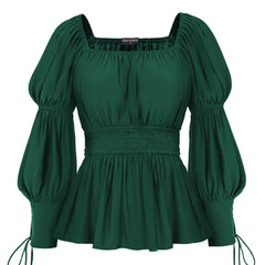 Green Steampunk blouse