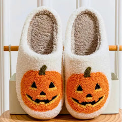 Halloween Pumpkin Slippers