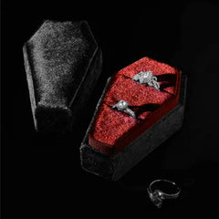 Gothic Coffin Shaped Jewelry Box
