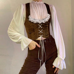 Velvet Steampunk Corset