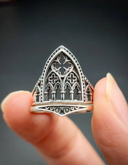Castle Architectural Style Ring