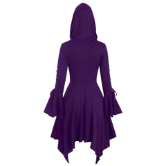 Steampunk hooded dress
