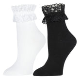 Lolita Kawaii Lace Ruffle Frilly Ankle Socks