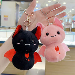 Goth 'Fangtom' Cute Baby Bat Cute Kawaii Plushie Keychain