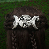 Gothic Witch Celtic Knot Moon Hairpin