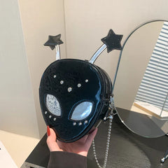 Alien Pattern Shoulder Bag