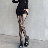 Black Goth Harajuku Style Stockings