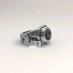Spiral Steampunk ring