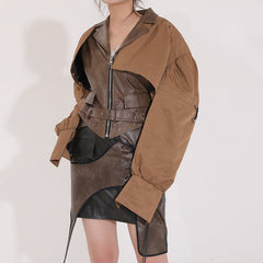 Steampunk Leather Jacket