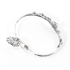 Dark Alt Silver Bat Bracelet