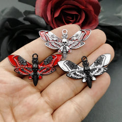 3pcs Death Moth Pendants