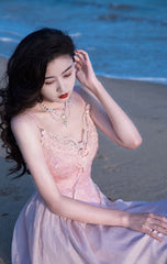 Velvet Fairycore Maxi Dress