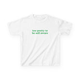 Too Pretty to be Self Aware Brat Baby Tee