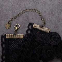 Steampunk gear chain choker