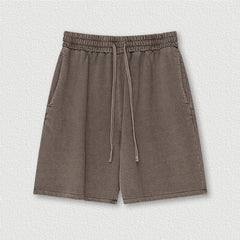 Washed Distressed Cotton Y2K Shorts