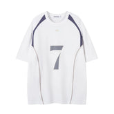 Y2K "ABF" 7 Crew Neck T Shirt