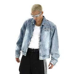 Y2K American Vintage Washed Denim Jacket