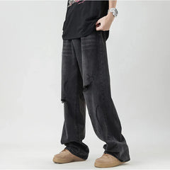 Y2K Baggy Distressed Denim Jeans