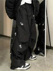 Y2K Baggy Star Joggers Trousers
