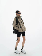 Y2K Baggy Waterproof Rain Jacket Coat