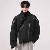 Y2K "Carved Apart" Padded Coat