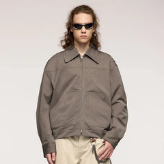 Y2K Cropped Cargo Jacket