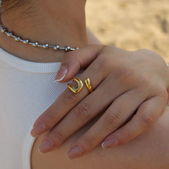 Y2K Curl Ring