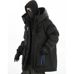 Y2K Cyber Tactical Parka Coat Jacket