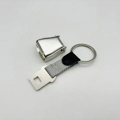 Y2K Detachable Mini Plane Safety Seatbelt Plane Belt Loop Keychain