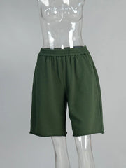 Y2K Essential Long Cotton Shorts