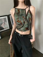 Y2K Floral Vintage Halter Top