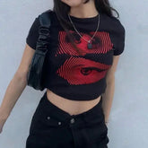 Y2K Graphic Crop Top