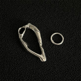 Y2K Half Heart Carabiner Belt Loop Keychain