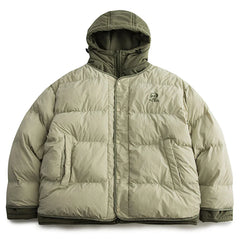 Y2K Hooded Mock Layered Padded Jacket Coat