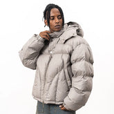 Y2K Hooded Puffer Jacket Coat