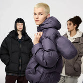Y2K Lightweight Hooded Puffer Jacket Coat