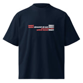 Y2K Location Oversized High Neck T Shirt