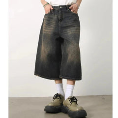 Y2K Long Denim Shorts Jorts