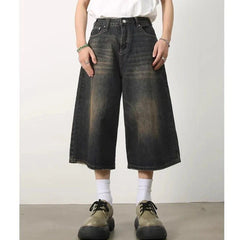 Y2K Long Denim Shorts Jorts