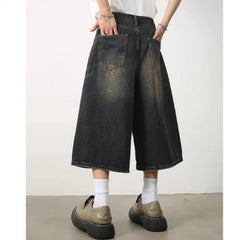 Y2K Long Denim Shorts Jorts
