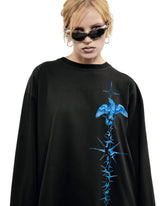 Y2K Long Sleeve Holy Graphic Top
