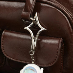 Y2K Long Star Belt Loop Carabiner Keychain