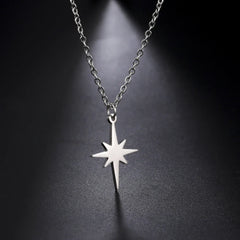 Y2K North Star Pendant Necklace